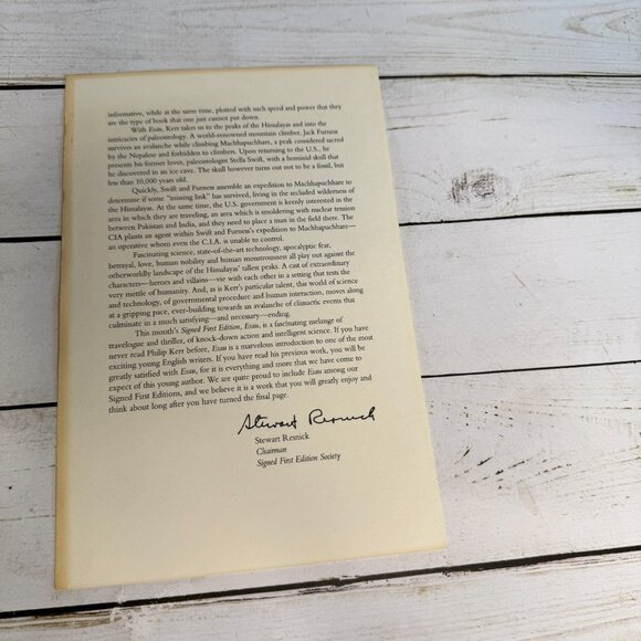 ESAU Philip Kerr SIGNED First Edition Franklin Library Leather Hardcover Book - Picture 6 of 11